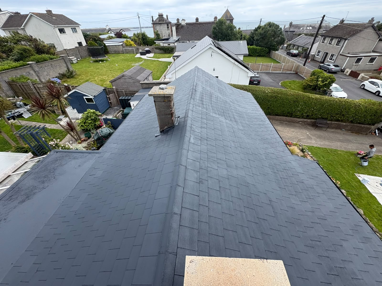 Roof coating completed on Waterford property